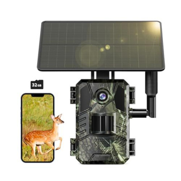 Solar + Battery powered trail/spy camera